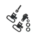Uncle Mike's QD Sling Swivel Set Pump, Semi-Automatic Shotguns (Requires Cap Modification: Browning 2000, Winchester 1400, Ithaca 37, Savage 30, Sears 21, Stevens Pump ) 1" Black - Uncle Mikes