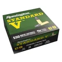 Remington Standard V 22 LR Ammo 38 Grain Lead Round Nose Case of 6600 (12 Boxes of 550) - Remington