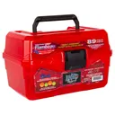 Flambeau IKE Big Mouth Kids Tackle Box with 89-Piece Tackle Kit Red - Flambeau