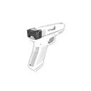 Recover Tactical GCH Charging Handle for Glock 17, 19, 22, 23, 26, 27, 31, 32, 33, 34, 35 Polymer Black - Recover Tactical