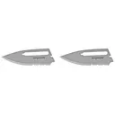 Havalon REDI EDC Partially Serrated Knife Replacement Blades AUS-8 Stainless 2PK - Havalon