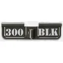 Battle Arms Caliber Engraved AR-15 Ejection Port Cover 300 BLK Aluminum Black - Battle Arms