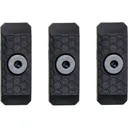 Slate Black Industries M-LOK 1-Slot Rail Cover Polymer Black 3PK - Slate Black Industries