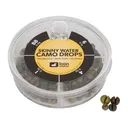 Loon Tin Drops Skinny Water Split Shot Assortment 4 Sizes Camo - Loon