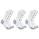 Carhartt Men's Midweight Crew Socks White XL 3 Pack - Carhartt