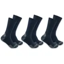 Carhartt Men's Midweight Crew Socks Navy XL 3 Pack - Carhartt