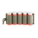 Esstac 5 Round Shotgun Card with Adhesive Hook & Loop Nylon Ranger Green - Esstac