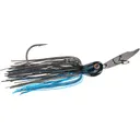 Strike King Thunder Cricket Bladed Jig Black Blue 3/8 oz - Strike King