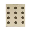 NRA Official Smallbore Rifle Target A-36 50' 3 Postion Paper 100PK - Nra