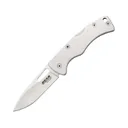 Bear & Son 61524 Folding Knife 2" Drop Point 440 Stainless Blade Stainless Steel Handle Stainless - Bear & Son