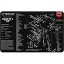 Tekmat Handgun Beretta 92 Gun Cleaning Mat Black - Tekmat