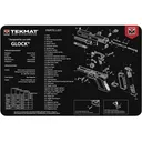 Tekmat Handgun Gun Cleaning Mat for Glock Black - Tekmat
