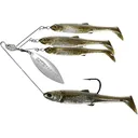 LIVETARGET Baitball Spinner Large 1/2oz Umbrella Rig Green Pumpkin/Silver - LIVETARGET
