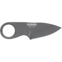 Schrade Spare Change Fixed Blade Knife 1.75" Drop Point AUS-10 Titanium Nitride Blade Stainless Steel Handle Black - Schrade
