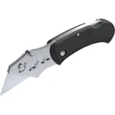 Outdoor Edge B.O.A. Utility Knife Pocket Knife 1" Razor 420J2 Satin Blade Glass Reinforced Nylon (GRN) Handle Black - Outdoor Edge Cutlery