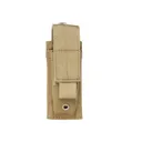 BLACKHAWK! S.T.R.I.K.E. MOLLE Single Pistol Magazine Pouch Nylon Coyote Tan - Blackhawk
