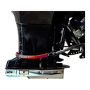 Precision Sonar The Leash Outboard Motor Safety Strap 4 Stroke Mercury Pro XS and Yamaha SHO 4 Stroke 250hp and less Red - Precision Sonar