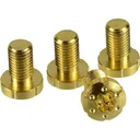 Strike Industries Torx Grip Screws 1911 Steel 24k Gold 4PK - Strike Industries