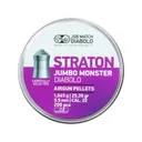 JSB Straton Jumbo Monster Air Gun Pellets 22 Caliber 25.39 Grain Tin of 200 - Jsb