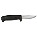 Morakniv Basic 511 Fixed Blade Knife 3.6" Clip Point Carbon Polished Blade Polymer Handle Black - Morakniv