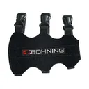 Bohning 3 Strap Archery Arm Guard 3 Strap Black - Bohning