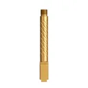 Glock 17 Gen 3-4 1/2x28" Threaded PVD Gold Spiral Fluted Premium Series - Ballistic Advantage