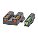 Hi Viz Lightwave H3 Tritium / Litepipe Night Sight Set for Smith & Wesson M&P 380 Shield EZ - 