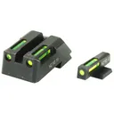 Hi Viz LiteWave H3 Tritium / Litepipe Night Sight Set for Kimber 1911s - 