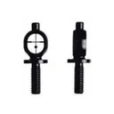 KNS Precision Front Sight Post For AR15 / AR10 Black Tactical Crosshair - KNS Precision