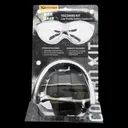 Pyramex Eye & Ear Protection Combo Clear Lens With Low Profile Earmuff - 