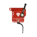 TriggerTech Remington 700 Clone Clean Single Stage Diamond Trigger Left Hand Black Flat - TriggerTech