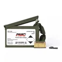 PMC X-Tac 5.56 NATO Ammo 62gr Green Tip LAP 840 Round Ammo Can with Bandoleer - PMC