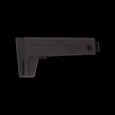 B5 Systems 4.5mm Pin Folding Rear Trunion AK Stock - PLUM - GunMag Warehouse