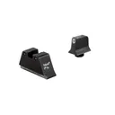 Trijicon Tritium Suppressor Height Sights Glock 20 / 21 / 41 Black Rear Orange Tritium - GunMag Warehouse