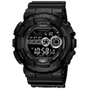 G-Shock Digital GD100-1B Wristwatch - Black - GunMag Warehouse