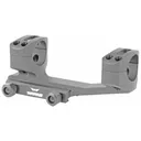 Warne Scope Mounts X-SKEL Gen-2 1" Extended Cantilever Skeletonized Scope Mount - Gray - GunMag Warehouse