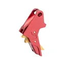 Tyrant Designs CNC Trigger for S&W M&P / M&P 2.0 Pistols - RED/GOLD - Tyrant Cnc