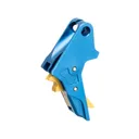 Tyrant Designs CNC Trigger for S&W M&P / M&P 2.0 Pistols - BLUE/GOLD - Tyrant Cnc