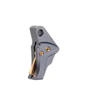 Tyrant Designs I.T.T.S. Trigger for Glock Gen 3 / 4 Pistols (Gray, Gold) - GunMag Warehouse