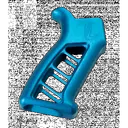 Timber Creek Outdoors Enforcer AR Pistol Grip - Blue Anodized - Timber Creek