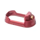 Tyrant Designs Magwell for Gen 3 / Gen 4 Glock 19 / 23 Pistols - Red (Gold Screw) - GunMag Warehouse