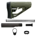 TacFire AR-10 A.C.E. Series Stock Kit w/ Recoil Pad - Tan - 