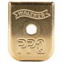 Walther Taylor Freelance +0 Competition 9mm / .40cal Magazine Extension for PPQ Pistols - BRASS - GunMag Warehouse