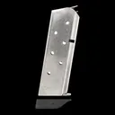 CMC Products Classic Series Compact 1911 .45 ACP 7-Round Stainless Steel Magazine with Pad - GunMag Warehouse