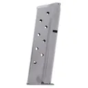 Metalform Standard 1911 Government .38 Super Stainless Steel 9-Round Magazine w/ Removable Base Plate / Round Follower - GunMag Warehouse
