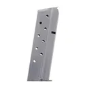Metalform Standard 1911 Government 9mm Stainless Steel 9-Round Magazine w/ Welded Base Plate / Flat Follower - GunMag Warehouse