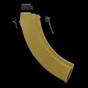 Bulgarian AK-47 7.62x39mm 40-Round Reinforced Steel Lug Polymer Magazine - GRN - GunMag Warehouse