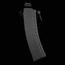 Bulgarian AK-74 5.56x45mm 45-Round Reinforced Steel Lug Polymer Magazine - Black - GunMag Warehouse