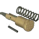 Timber Creek Outdoors AR Forward Assist Assembly - Burnt Bronze - Timber Creek
