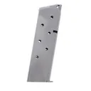 Metalform Standard 1911 Government .45 ACP Stainless Steel 7-Round Magazine w/ Welded Base Plate / Round Follower - GunMag Warehouse